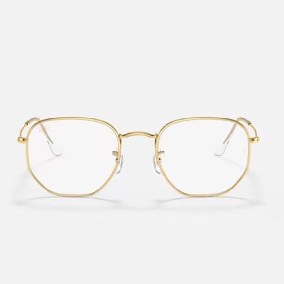 RAY-BAN HEXAGONAL BLUE LIGHT CLEAR - Picture 1 of 5